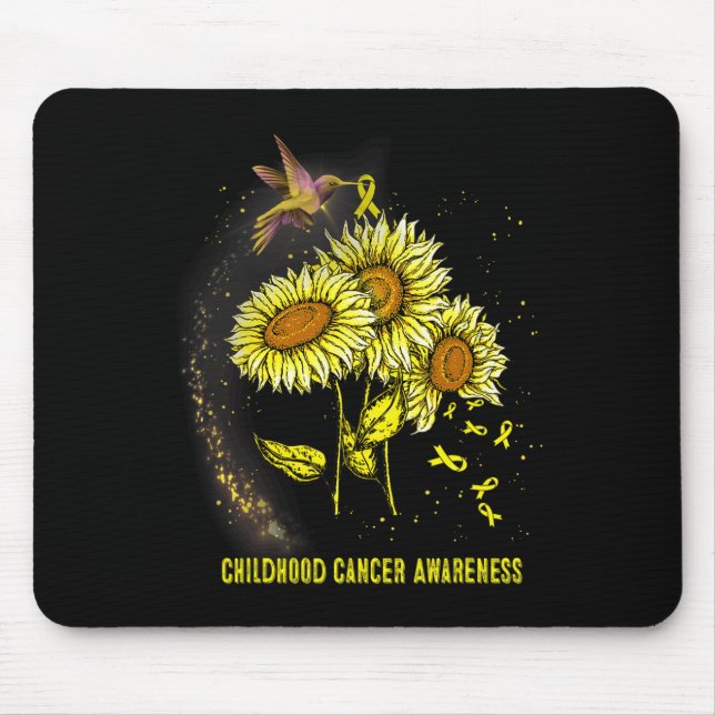 Tapis De Souris Sensibilisation au cancer chez les jeunes filles d (Devant)