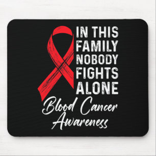 Tapis De Souris Sensibilisation au cancer du sang Soutien familial