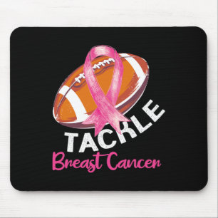 Tapis De Souris Sensibilisation au cancer du sein de football pour