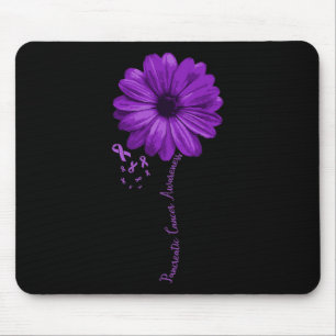 Tapis De Souris Sensibilisation au cancer pancréatique Ruban bleu