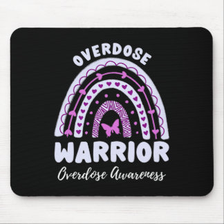 Tapis De Souris Sensibilisation aux surdoses des guerriers Arc-en-