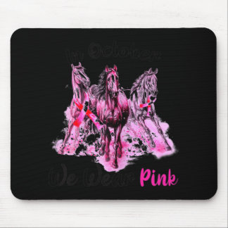Tapis De Souris Sensibilisation Des Femmes En Octobre Nous Portons
