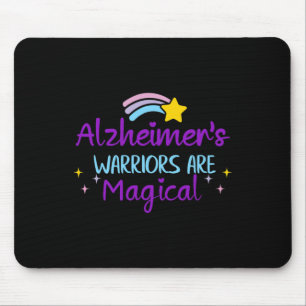 Tapis De Souris Sensibilisation Ruban Violet Warrior Soutien Demen