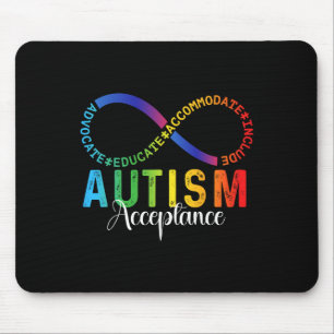 Tapis De Souris Sensibilisation sur l'autisme Acceptation Infinity