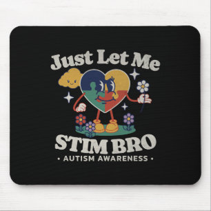 Tapis De Souris Sensibilisation sur l'autisme Support Stimming Cut