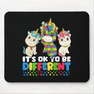 Tapis De Souris Sensibilisation sur l'autisme Unicorn
