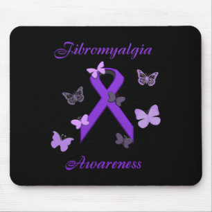 Tapis De Souris Sensibilisation Violet Maladie invisible