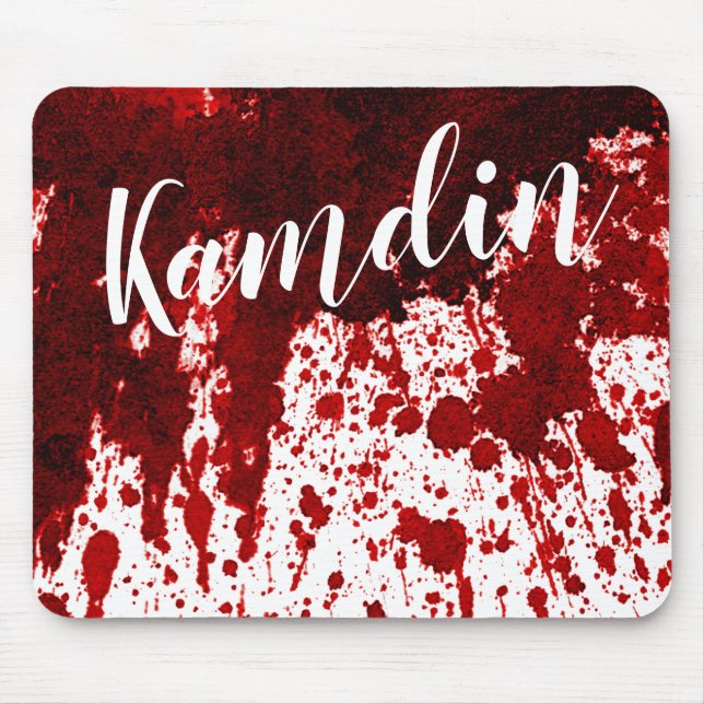 Tapis De Souris Séparateur de sang de souris personnalisé Vampire  (Devant)