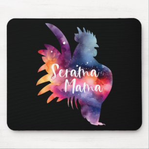 Tapis De Souris Serama Américaine Maman Poulet de concours Poule C