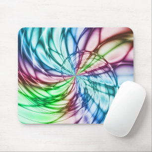 Tapis De Souris Serendipité Multicolor Fractal Art