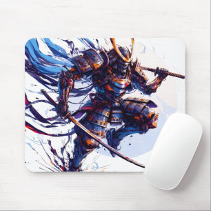 Tapis De Souris Sérénité en acier : le Samurai Sentinel Mousepad