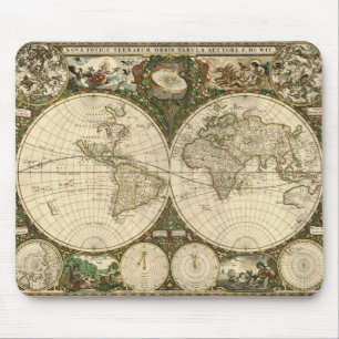 Tapis De Souris Série de cartes antiques