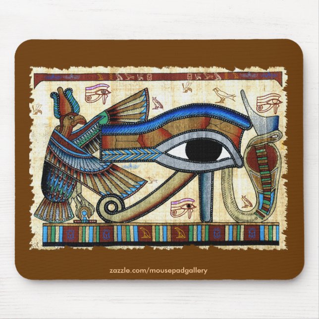 Tapis De Souris Série EYE OF HORUS (Wadjet) (Devant)