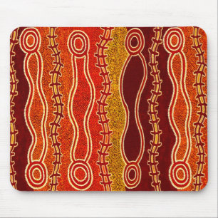 Tapis De Souris Serpents aborigènes .