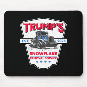 Tapis De Souris Service de déneigement de flocon de neige de Trump