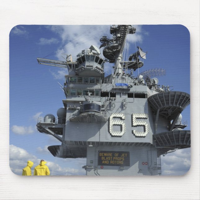 Tapis De Souris Service de l'air Les navigateurs testent le systèm (Devant)