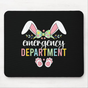 Tapis De Souris Service D'Urgence Bunny Salle D'Urgence Er Infirmi