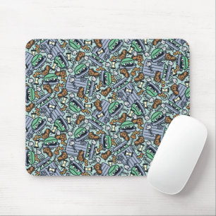 Tapis De Souris Sésame Sésame Oscar le Motif de groupe