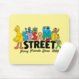 Tapis De Souris Sesame Street   Amis à Poils Depuis 1969