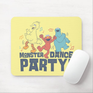 Tapis De Souris Sesame Street   Soirée dansante des Monstres