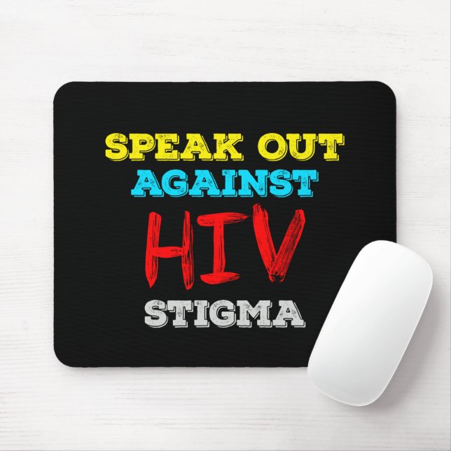 Tapis De Souris S'exprimer contre la stigmatisation du VIH - Sensi (Avec souris)