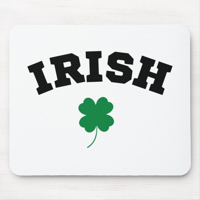 Tapis De Souris Shamrock irlandais St Patrick's (Devant)