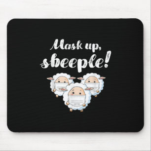 Tapis De Souris Sheep in mask Animal Lovers