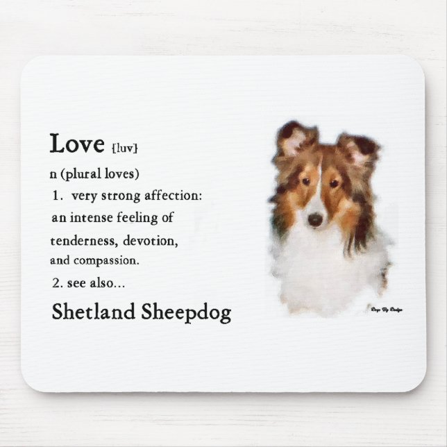 Tapis De Souris Shetland Sheepdog Sheltie Cadeaux (Devant)