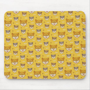Tapis De Souris Shiba Inu Pattern