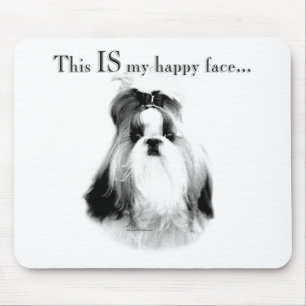 Tapis De Souris Shih Tzu, un visage heureux