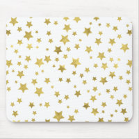 Shimmery Goldstars Golden Star Motif