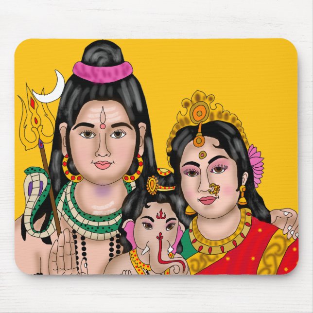 Tapis De Souris Shiva’s Family Mouse Pad (Devant)