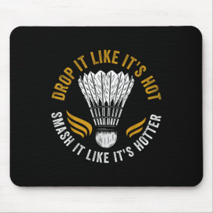 Tapis De Souris Shuttle Joueur Badminton