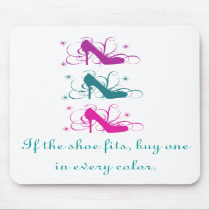 Tapis De Souris Si la chaussure adapte Mousepad