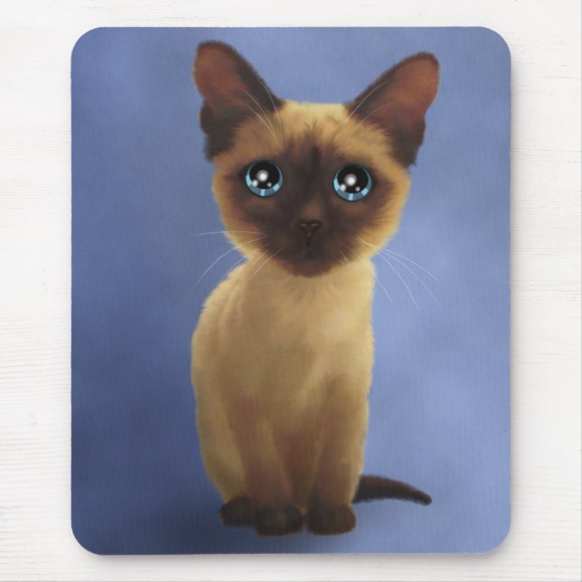 Tapis De Souris Siamese kitty mousepad (Devant)