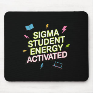 Tapis De Souris Sigma Énergie Étudiante Activée, Retour à l'École,