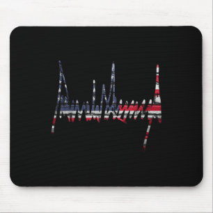 Tapis De Souris Signature 2024 Président Patriotic American Flag U