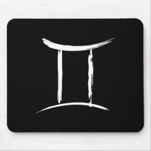 Tapis De Souris Signe astrologique du zodiaque GEMINI Mai Juin Ann