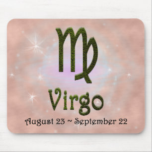 Tapis De Souris Signe astrologique Virgo Zodiac couleur Pick