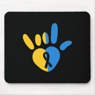 Tapis De Souris Signe d'amour en langue des signes Sclérose tubére