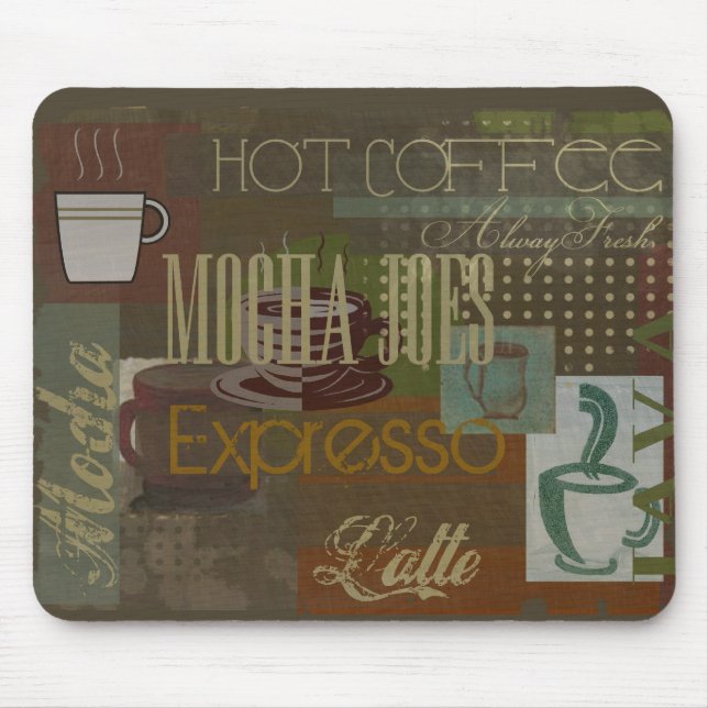 Tapis De Souris Signe de café de Joes de moka (Devant)