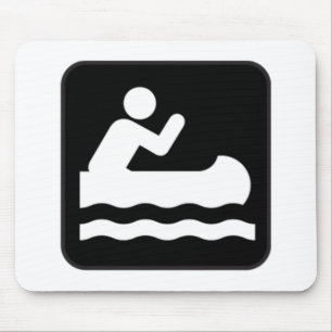 Tapis De Souris Signe de canoë