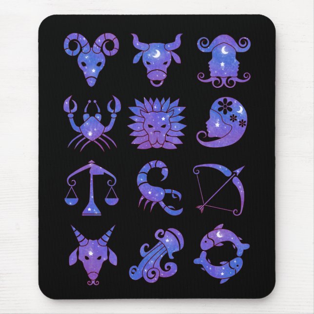 Tapis De Souris Signes du Zodiac Mousepad (Devant)