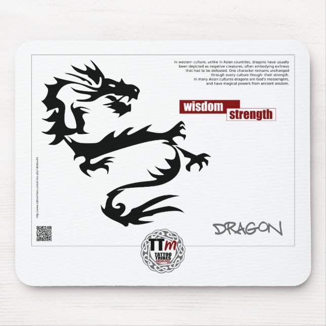 Tapis De Souris Significations de TTT - DRAGON (Devant)