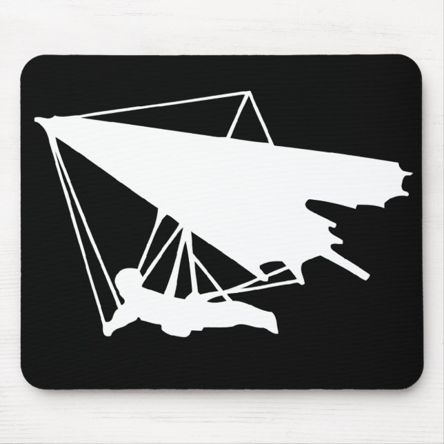 Tapis De Souris silhouette de glissement de coup (Devant)