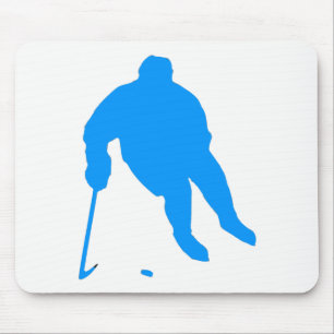 Tapis De Souris Silhouette de hockey