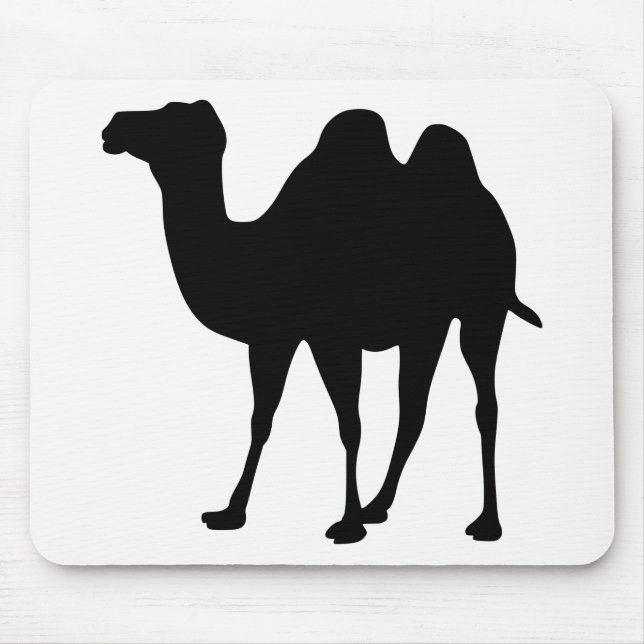 Tapis De Souris Silhouette du chameau (Devant)