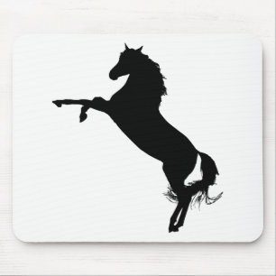 Tapis De Souris Silhouette du cheval arabe