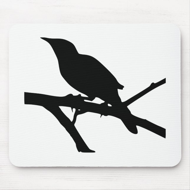 Tapis De Souris Silhouette Mockingbird (Devant)