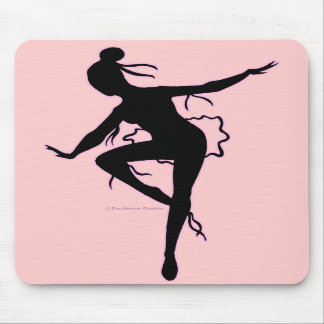 Tapis De Souris Silhouette Mousepad de ballerine de Prima